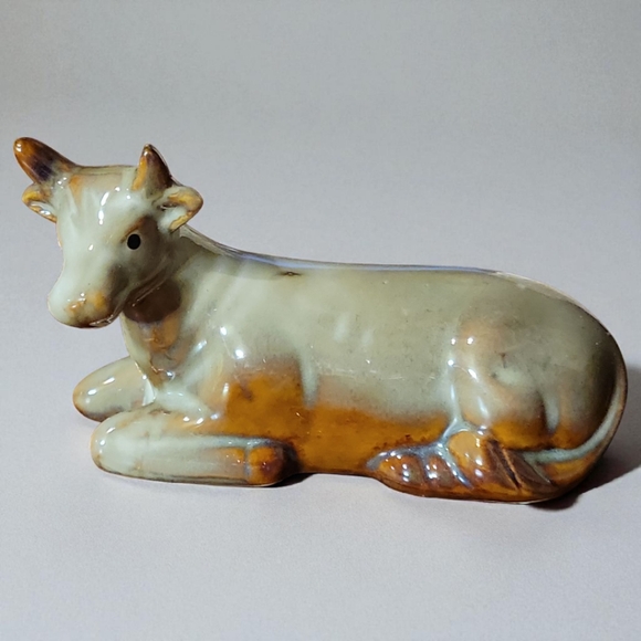 Vtg 90's Kirklands Potters Garden II Porcelain Ox Cow Bull Nativity Replacement - Picture 7 of 12